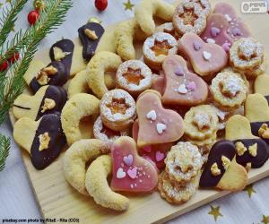 yapboz Karışım-in Noel kurabiyeleri